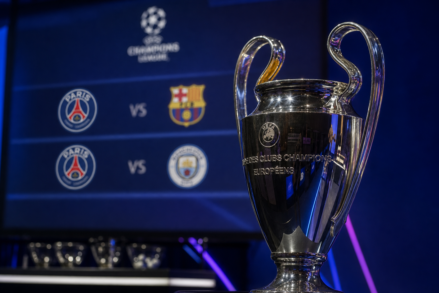 A Heavyweight Clash: PSG Set to Face Barcelona and Manchester City