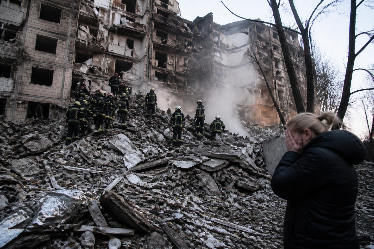Fatal Strikes in Kyiv: Russian Missile Barrage Kills At Least 13